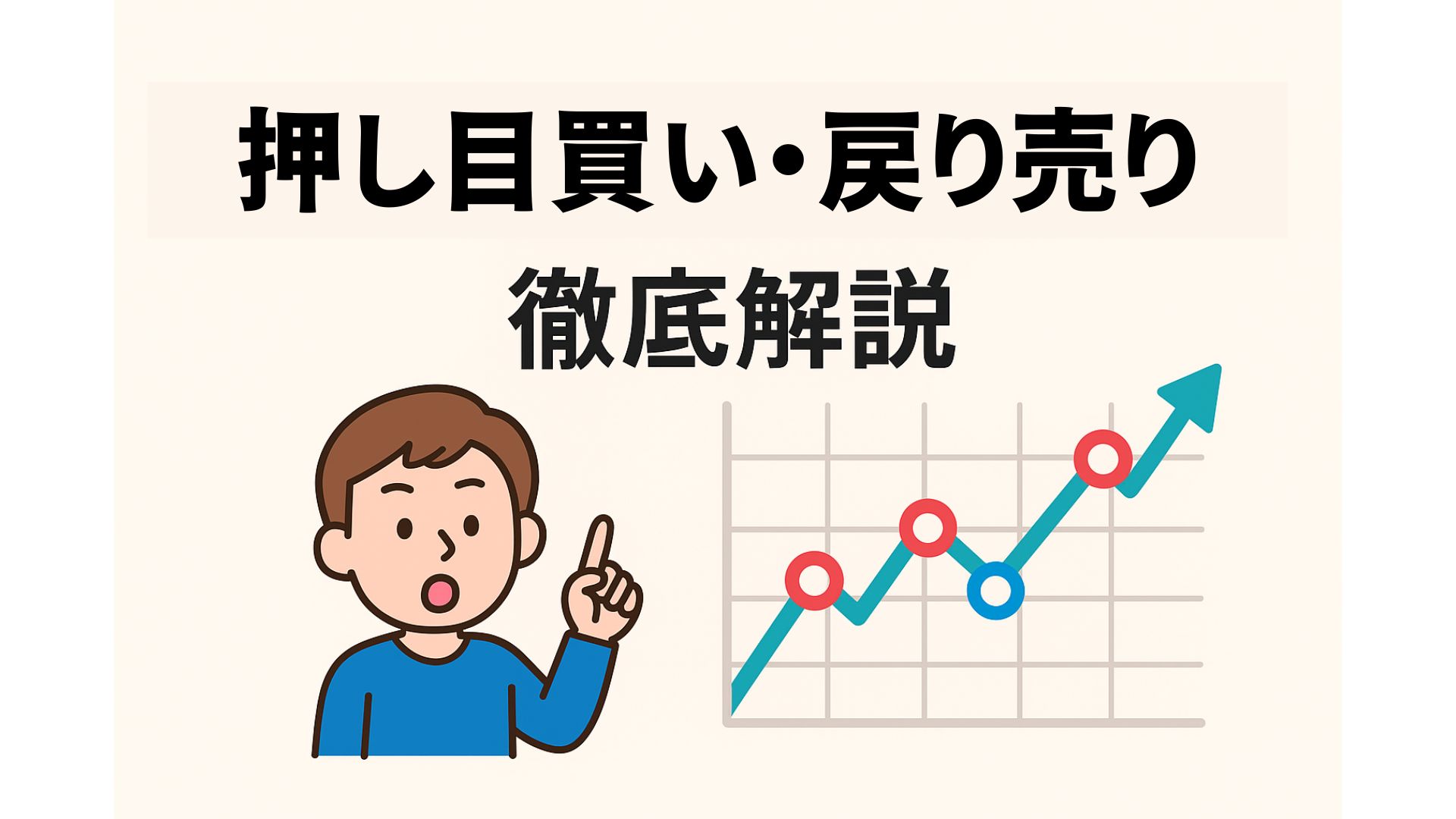 押し目買い・戻り売りの徹底解説|FXトレードで勝ちやすい王道手法をマスターしよう!