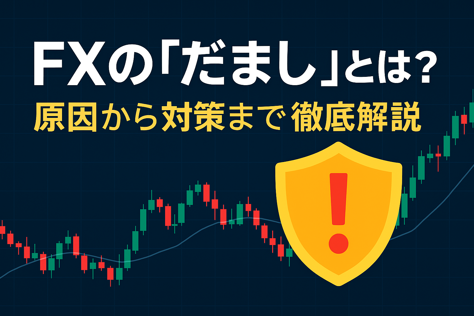 【完全網羅】FXの「だまし」とは?原因から具体的な対策まで徹底解説